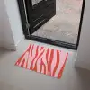 Zebraprint - Roze - Rood - Dierenprint Deurmat klein -sfeer5
