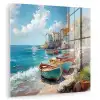 Boten - Rotsen - Zee - Zon plexiglas 5mm klein -zzzproduct_nieuw