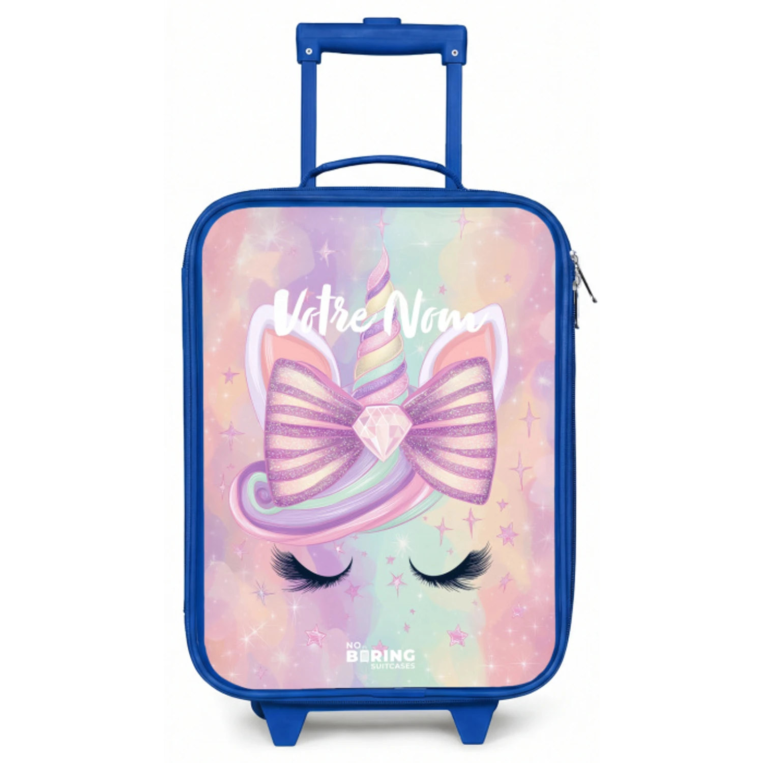 Eenhoorn Kinderkoffer - Blauw klein -zz3dotto