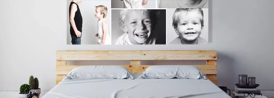 Collage op canvas banner