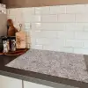 Licht - Grijs - Textuur Inductie beschermer vinyl 3mm klein 276 -sfeer3