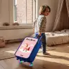 Eenhoorn - Vleugels - Roze - Regenboog Kinderkoffer - Blauw klein -sfeer1