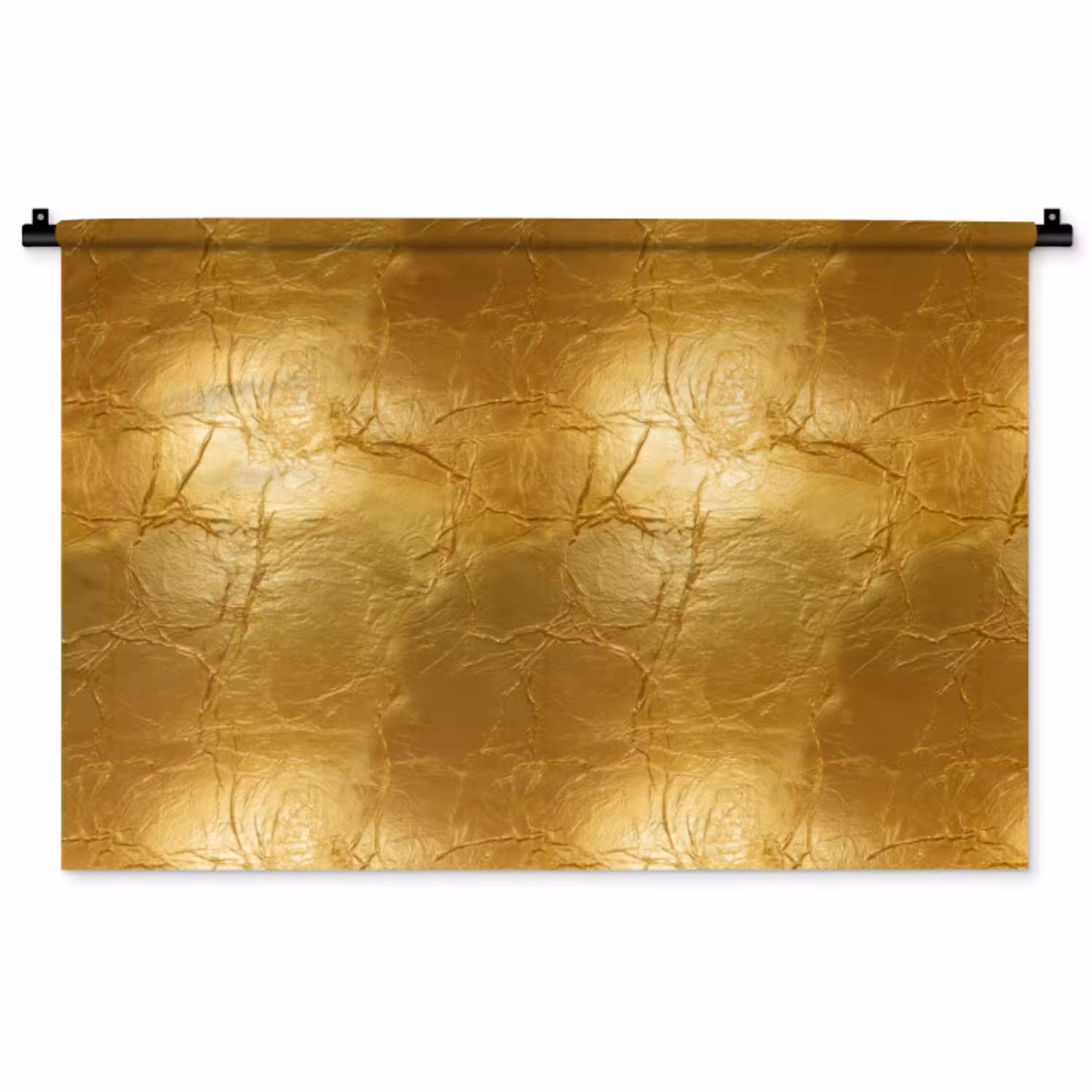 Bladgoud - Vintage - Textuur - Warm Goud Wandkleed katoen middel 269 -zz3d