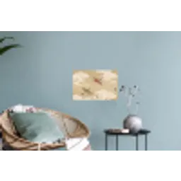 Vogels - Vliegen - Beige Muursticker klein -plant