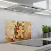 Kerstmis - Koekje - Poppetje - Speculaas keuken achterwand spatscherm klein -3d_schuin