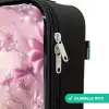 Kitten - Vlinders - Paars - Bloemen Kinderkoffer - Zwart klein -rits_NL