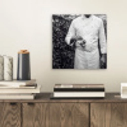 Tomaten - Chef - Zwart - Wit aluminium wit klein -sfeer1
