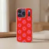 Zonnen - Rood - Roze - Patroon - Zomer Telefoonhoesje iPhone 17 Pro klein -sfeer2