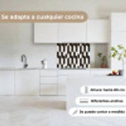 Bogen - Tegels - Marmer - Zwart - Wit keuken achterwand 2 middel 865 -sfeer4_ES