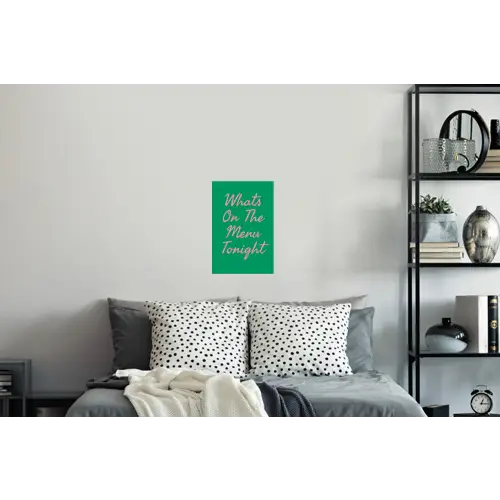Menu - Quote - Roze Muursticker klein -slaapkamer
