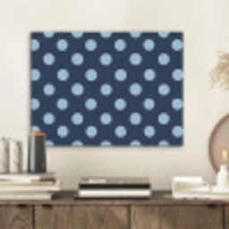 Klassiek - Dots - Blauw PET vilt klein 837 -sfeer1