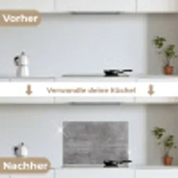 Verweerd Betonnen Doek keuken achterwand spatscherm klein -voor_na_DE