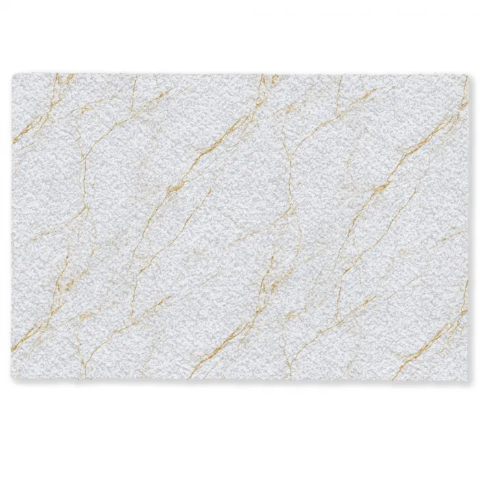 Wit - Marmer - Goud - Luxueus Deurmat klein 898 -zkaufland3d