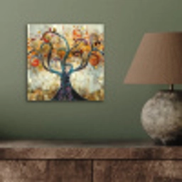 Boom - Kunst - Modern - Natuur aluminium wit klein -sfeer2