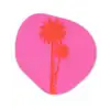 Palmbomen - Modern - Roze Wandcirkel Organisch Forex 3mm klein -3d
