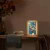 Vissen - Waterlelies - Oranje - Water Light Box met kabel (Tafellamp) klein -sfeer4