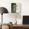 Japandi - Vogel - Groen aluminium wit klein -sfeer5