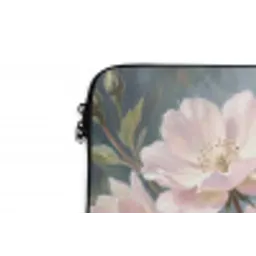 Rozen - Illustratie - Roze laptophoes neopreen klein -detail