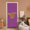 Manifest that shit - Paars - Glitter deurposter klein -sfeer1