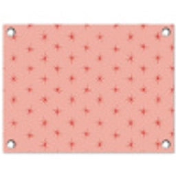 Sterretjes - Patroon - Oranje tuinposter los doek klein 239 -3d