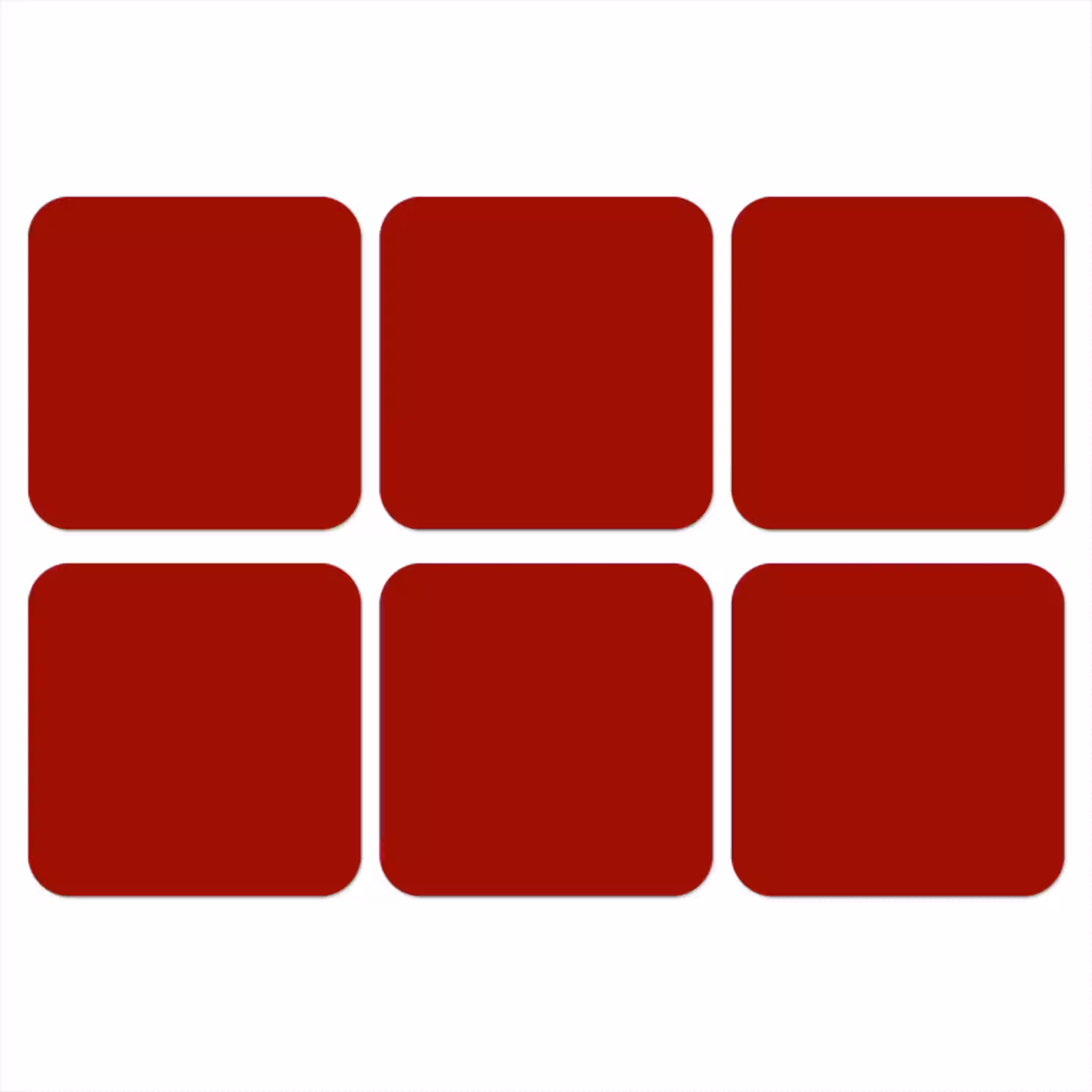 Oxblood - Maroon - Rood onderzetter kurk middel 366 -3d