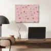 Hartjes - Patroon - Roze - Eenvoudig PET vilt klein -sfeer5
