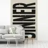 Eten - Vintage - Retro - Japandi fotobehang vinyl groot -woonkamer