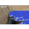 Blauw - I am that woman - Sierlijk - Minimalistisch Placemat vinyl groot -closeup