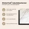 Zachte Marmeren Stroming Inductie beschermer vinyl 3mm middel -sfeer2