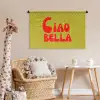 Ciao bella - Rood - Groen - Stippen Wandkleed katoen middel -wsfeer5_kind