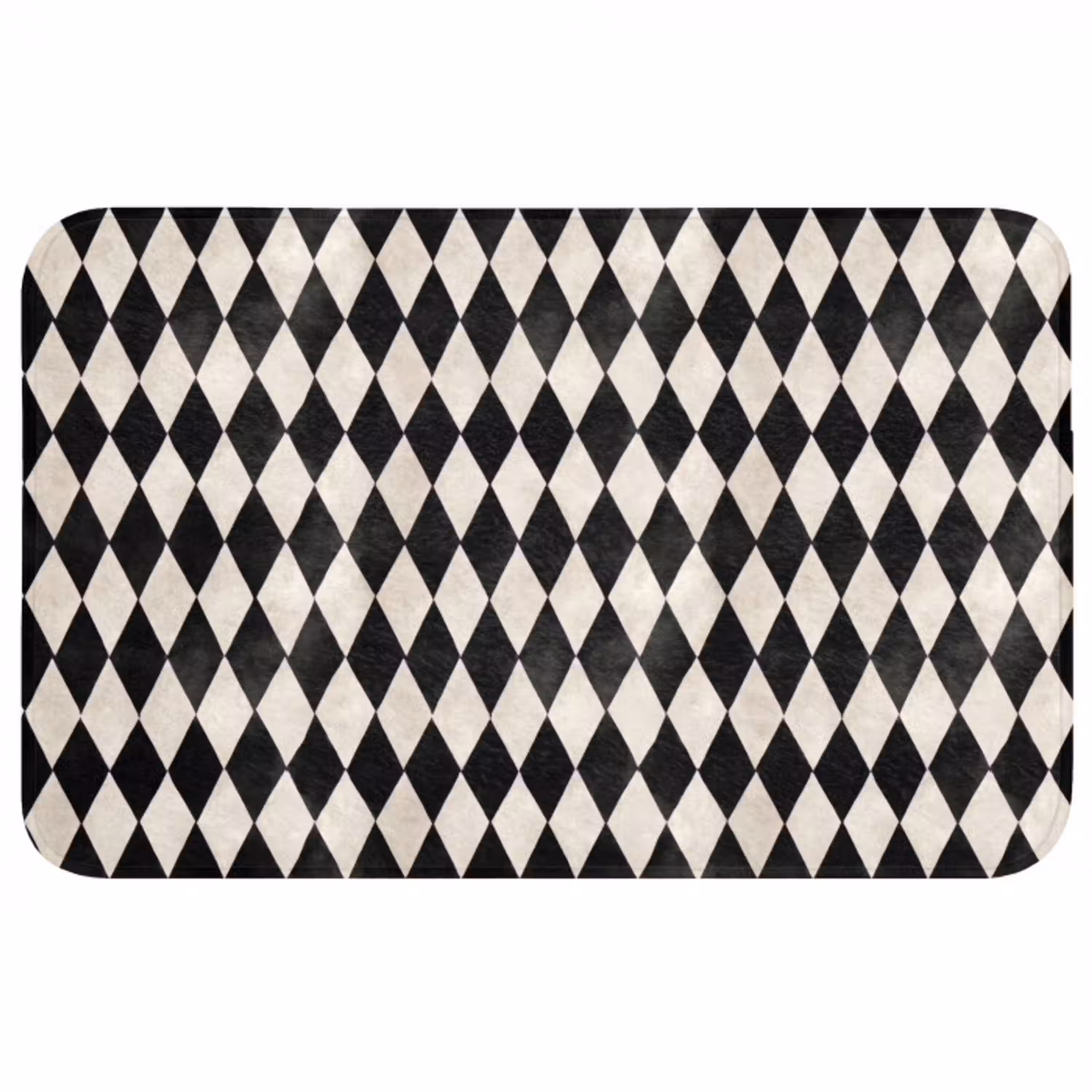Klassiek - Patroon - Zwart WCmat middel 1009 -3d