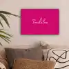 Toedeloe - Roze canvas 2cm klein -sfeer1