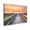 Zonsonderang - Zee - Pad - Gras - Duin - Vogels canvas 2cm klein -z3d
