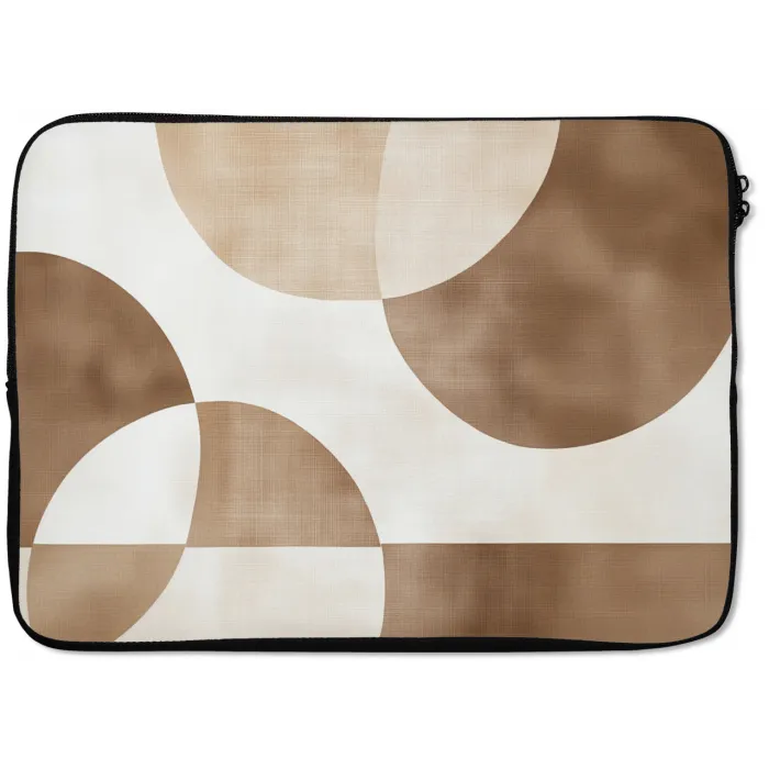 Snijdende cirkels - Overlappende vlakken laptophoes neopreen klein -zkaufland3dotto