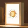 Zon - Wolken - Pastel kleuren Light Box met kabel klein -zzz_3d_website