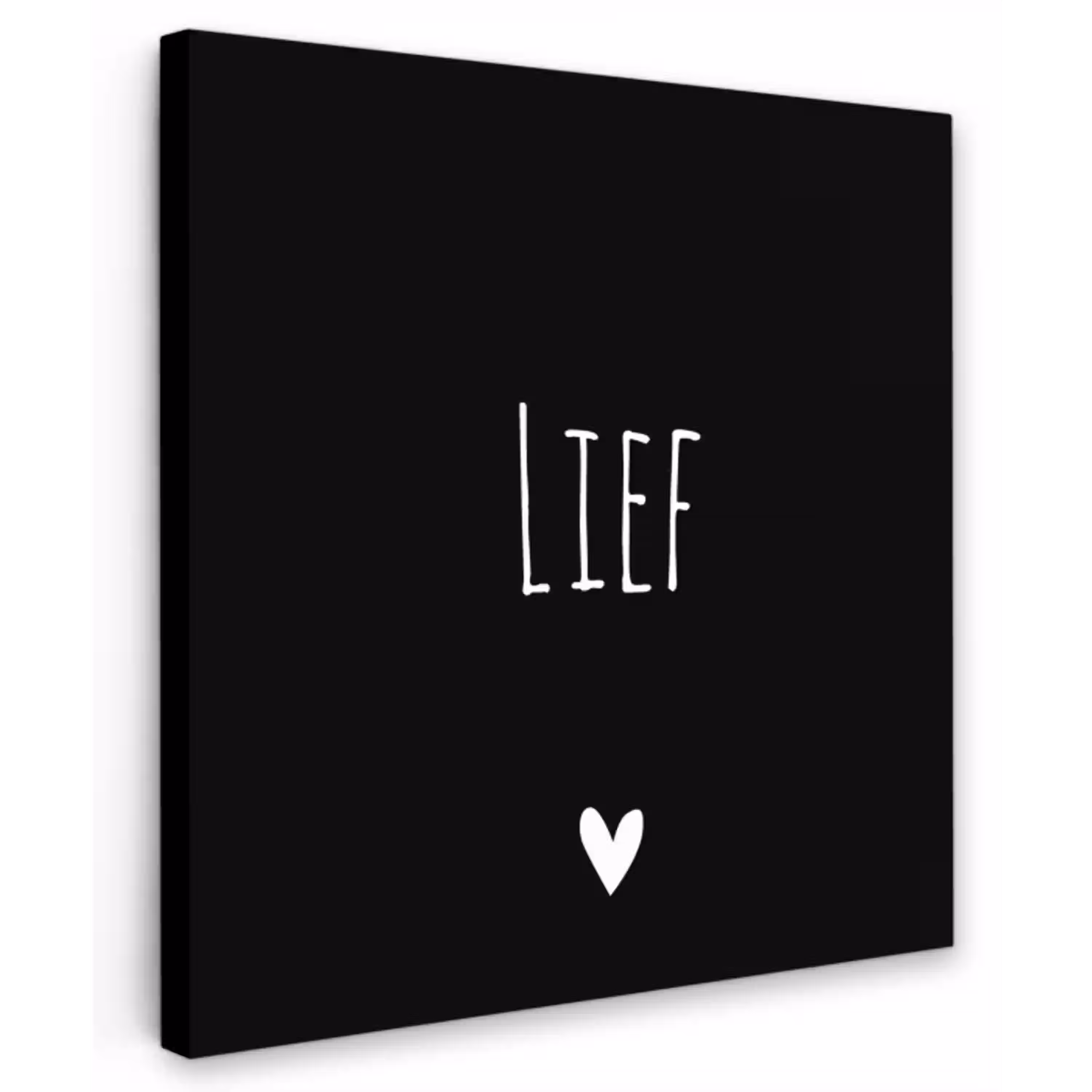 Spreuken - Lief - Quotes Tuinposter op houten frame 2 cm dik klein -3d