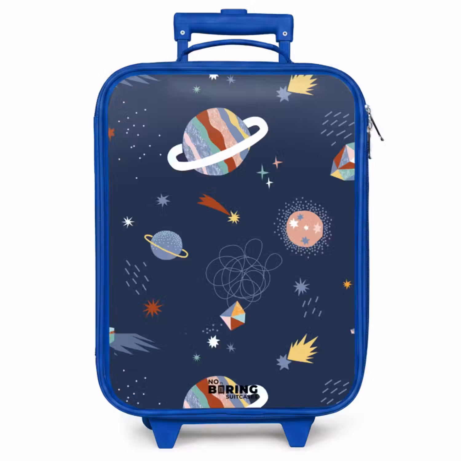Kinderkoffer Blau - Planeten am Himmel