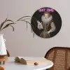 Portret - Humor - Neon Akoestische PET Vilt - Rond klein -sfeer3