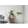 Klimop - Muur - Groen textielposter latten blank klein -woonkamer