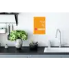 Oranje - Love - Valentijn Muursticker klein -keuken