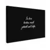 In deze keuken wordt gekookt met liefde - Koken - Spreuken - Quotes - Liefde canvas 2cm klein -z3d