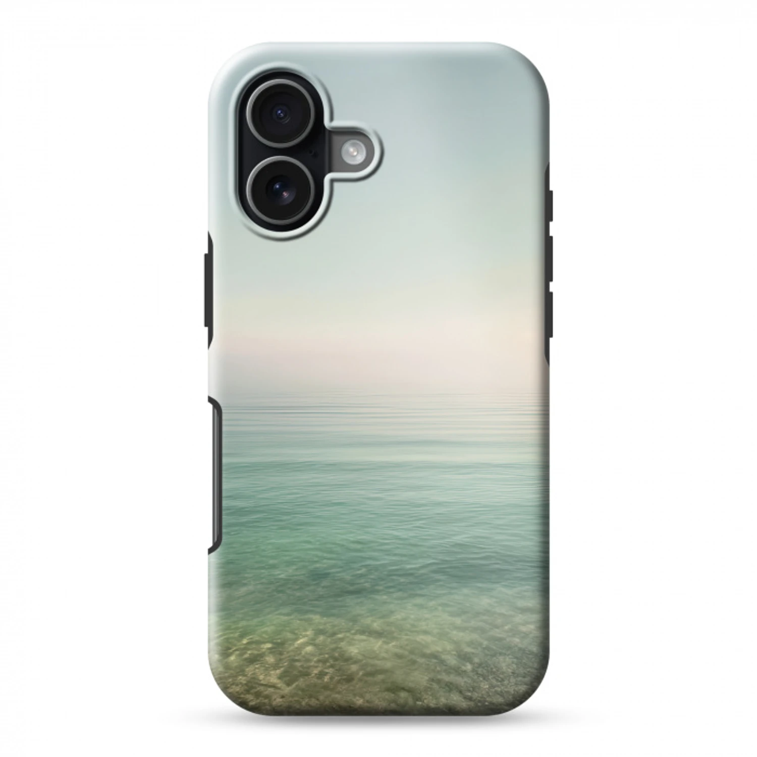 Zee - Horizon - Blauw - Mist Toughcase MagSafe Apple iPhone 17 klein -3d