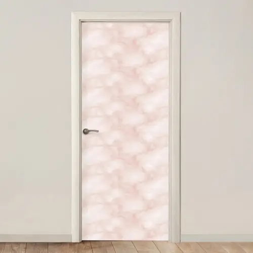 Roze - Marmer - Crème deurposter klein 289 -3d_beige