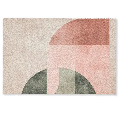Cirkel - Abstract - Roze Deurmat klein -zkaufland3d