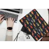 Vissen - Patroon - Kleurrijk laptophoes neopreen klein 279 -bureau