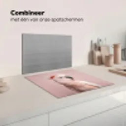Kaketoe - Portret - Roze Inductie beschermer vinyl 3mm middel -wsfeer7_website