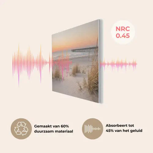 Pier - Zonsondergang - Strand PET vilt klein -USP_NL