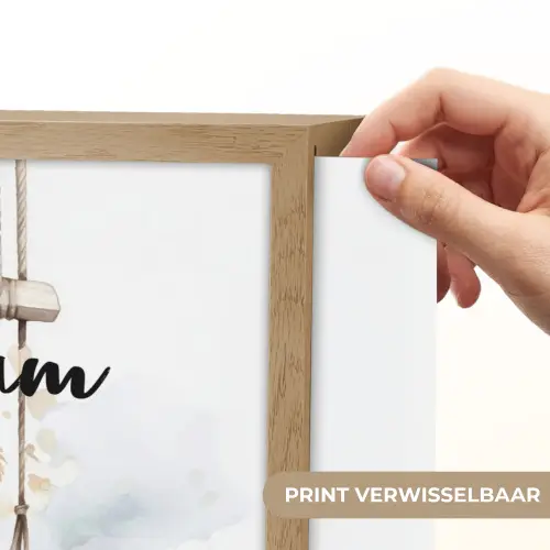Beer - Baby - Dier - Kinderen Light Box met batterij (Wandlamp kind) middel -USP_websiteprintNL