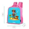 Piraat klaar om te plunderen Kinderrugzak - Roze middel -productfoto_formaten