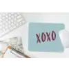 XOXO - Blauw - Rood muismat rubber klein -witbureau